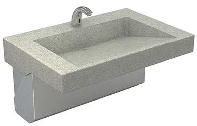 3801 Meridian-Edge® Solid Surface Wash Basin
