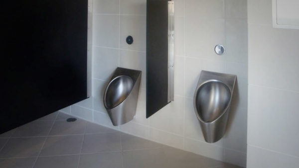 Stainless Steel Waterless Urinal, Model No. 2159
